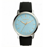 Reloj de Cuarzo Personalizado para Hombre, Caja de Acero Inoxidable, Correa de Cuero de 18 mm, Esfera Verde, Pantalla Analógica, Resistente al Agua, Minimalista