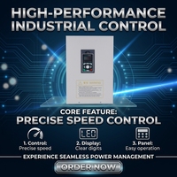 Convertisseur de fréquence VFD VSD personnalisé 15KW 20HP 220V Triphasé IP20 Pompe à eau Vector 50 60Hz Moteur AC Entraînement Compresseur
