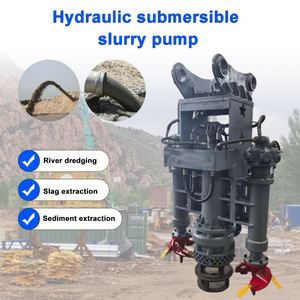Pompe à sable hydraulique, pompes à boue/sable submersibles à entraînement hydraulique installées sur des excavatrices - Product Image 6