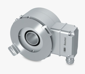 Original Baumer Hubner HMG 10 Series Absolute Encoder HMG 10P SSI Profibus Profinet Ether Heavy Duty Magnetic Multi-turn - Product Image 3