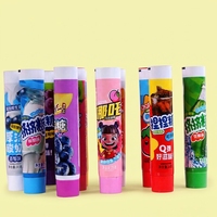 Tubo de Embalaje para Mermelada de Aluminio y Plástico de 12 ml con Impresión UV Digital Personalizada, Tapa de Rosca de 12,7-35 mm de Diámetro, Patrón de Alta Definición
