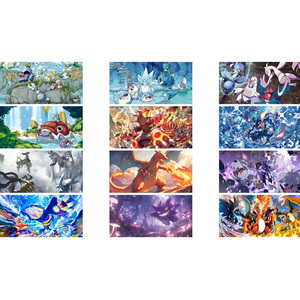 Carte de sculpture 3D en papier POKE, personnalisable, vente en gros, carte 3D sculptée, art <span class=keywords><strong>Pokémon</strong></span>, jeu de société, cadeau, carte <span class=keywords><strong>Pokémon</strong></span> - Product Image 3