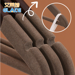 Tùy Chỉnh Cá Nhân Non-Slip Dành Cho Người Lớn Váy Cô Dâu Quần Áo Móc Áo Đổ Xô Thanh Gỗ Rắn Móc Áo - Product Image 2