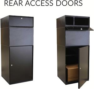 Boîte <span class=keywords><strong>aux</strong></span> <span class=keywords><strong>lettres</strong></span> sécurisée robuste en bordure de trottoir Conception résistante <span class=keywords><strong>aux</strong></span> intempéries Verrouillage Fente pour <span class=keywords><strong>lettres</strong></span> Fabrication de tôle robuste Emballage de boîte de dépôt - Product Image 3