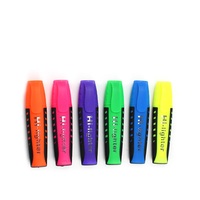 Marcadores Fluorescentes Coloridos para Niños, Regalos Promocionales, Diseño Kawaii, Punta Oblicua, para Uso Escolar y de Oficina