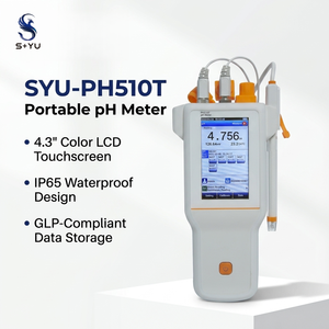 <span class=keywords><strong>SYU</strong></span> PH510T pH-mètre portable de poche, résolution pH 0,001, étalonnage 8 points, étanche IP65 pour tests sur le terrain en extérieur, OEM - Product Image 1