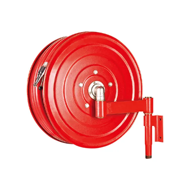 CE Brandschutzrohre Brandschutzsystem rote Stahl-Feuerschlauchspule