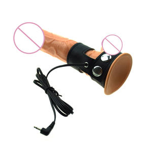 Elektrische Schok <span class=keywords><strong>Penis</strong></span> <span class=keywords><strong>Ring</strong></span> Pu Lederen Volwassen Seksspeeltjes <span class=keywords><strong>Cock</strong></span> <span class=keywords><strong>Ring</strong></span>. - Product Image 4