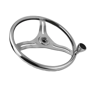 Most Popular Manufacturer Stainless Steel Marine Steering Wheel For Boat Yacht Ship