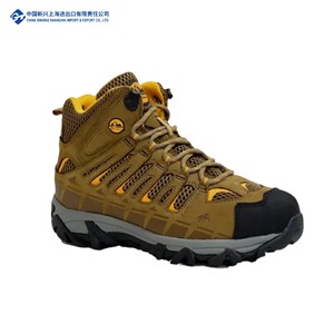 <span class=keywords><strong>Scarpe</strong></span> da Trekking stile giallo pelle Nubuck con Mesh traspirante leggero Outdoor calzature da Trekking per <span class=keywords><strong>uomo</strong></span> - Product Image 3