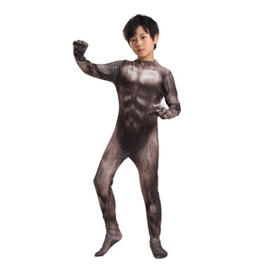 ปาร์ตี้คอสเพลย์ฮาโลวีน ชุดตัวตลกน่ากลัวสำหรับผู้ใหญ่ แบบ unisex ทำจากโพลีเอสเตอร์ พร้อมหน้ากาก 3 มิติ - Product Image 3