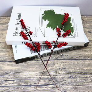 Prix usine artificielle <span class=keywords><strong>étamine</strong></span> fleur artificielle pe bleu berry - Product Image 3