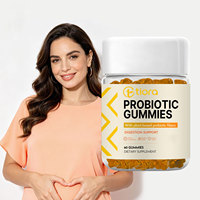 Gommes probiotiques de haute qualité pour adultes, véganes, naturelles, de qualité alimentaire, complément probiotique pour le soutien digestif et la santé intestinale