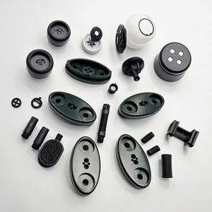 FX Custom Precision Molded <b>Plastic</b> End Cap ABS/PC Top Shell with Multi-Hole Design for Small <b>Enclosures</b> - Product Image 1