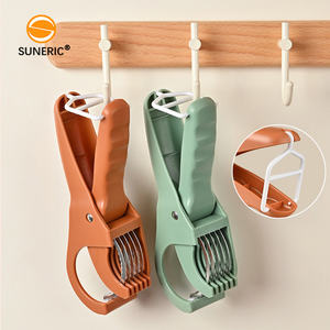 Trancheuse manuelle multifonctionnelle <span class=keywords><strong>pour</strong></span> fruits et légumes, dispositif de découpe en acier <span class=keywords><strong>pour</strong></span> bananes, concombres et ail, gadgets de cuisine - Product Image 2