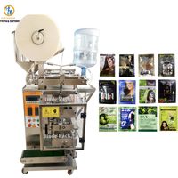 Machine d'emballage de sachets à une voie avec soudure 4 côtés et couche de séparation pour liquides et crèmes, idéale pour la teinture capillaire, le shampoing et la crème colorante pour cheveux