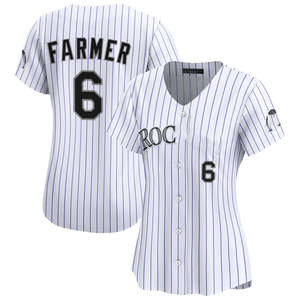 شورت بيسبول نسائي مقاس كبير لعام 2025 بتصميم كولورادو المنزلي المحدود باللون الأبيض، قابل للتنفس ويمتص الرطوبة، مع تطريز مخصص - Product Image 1