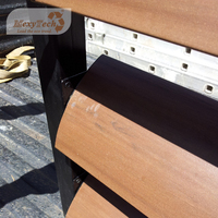 Smoytech — perche d'ombrage, tube en bois composite de bois wpc