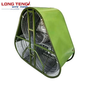 Concertina การแยกการควบคุมการจลาจล, การปรับใช้อย่างรวดเร็วมีดโกนลวดหนามกั้นรถพ่วงสำหรับการควบคุมการจราจร - Product Image 4