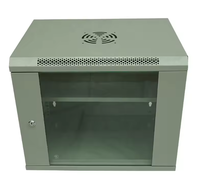 Armoire de serveur murale 9U de 19 pouces pour Internet, étanche, pour centre de données extérieur, CCTV, réseau