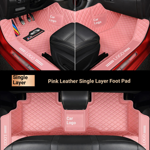 2025 Nouvelle arrivée de pièces automobiles | Tapis de sol de <span class=keywords><strong>voiture</strong></span> en cuir de luxe personnalisés | Design d'entreprise | Options de marque | Vente en gros d'usine - Product Image 4