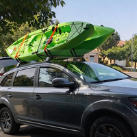 Nouveau porte-bagages de toit pour kayak en alliage d'acier à fixation rapide New Star J-Bar, 2 paires, support vertical pour canoë, universel, pour planche de surf