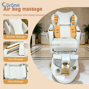 Maßgefertigte Farbige Professionelle Schönheitssalon-Möbel Fußpflege-Stuhl Nagelstudio-Möbel Luxuriöse Elektrische <span class=keywords><strong>Massage</strong></span>-Pediküre-Stühle - Product Image 4