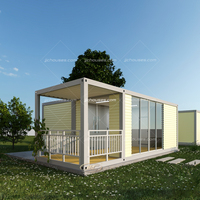 Maison conteneur détachable 4 chambres, design moderne, pour hôtel, préfabriquée, modulaire, assemblage rapide, avec salle de bain et salle de sport, origine Guangdong
