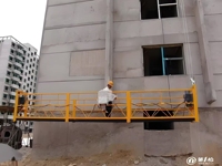 Échafaudage suspendu en acier de la série ZLP en alliage d'aluminium galvanisé, design chinois, capacité 630kg, 800kg, 1000kg, vente chaude