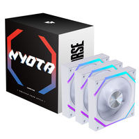 Ventilateur de boîtier PC ARGB 120 mm PWM à faible bruit avec dissipateur thermique ABS et roulement hydraulique, vente chaude