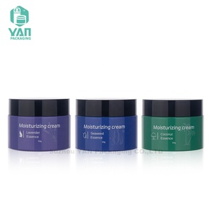 Pot en verre à large ouverture YAN Packaging, cylindrique, vide, personnalisé, <span class=keywords><strong>vert</strong></span>, bleu, violet, 50g, avec bouchon à vis, pour crème de soin et beurre corporel - Product Image 6