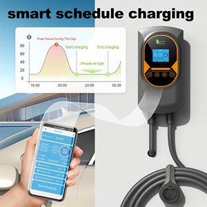 Station de <span class=keywords><strong>recharge</strong></span> <span class=keywords><strong>pour</strong></span> véhicules électriques Feyree Type 2 22 kW, triphasée, fonction DLB avec <span class=keywords><strong>carte</strong></span> RFID, <span class=keywords><strong>recharge</strong></span> programmée <span class=keywords><strong>pour</strong></span> une charge rapide des véhicules électriques - Product Image 2