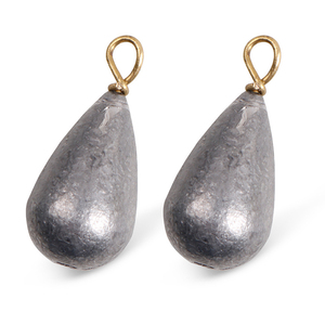 Plomb de pêche en forme de goutte avec anneau, plomb de lancer longue portée avec anneau, plomb de pêche torsadé avec anneau, plomb de pêche à lancer avec anneau - Product Image 1