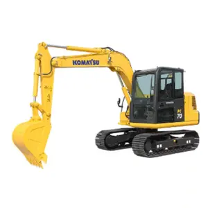 Spedizione gratuita Komatsu pc70 7 ton cingolato escavatore Cina esportazioni. Prezzo a buon mercato buone condizioni