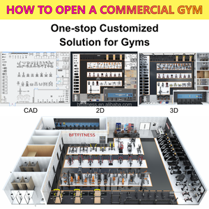 Set Completo di Attrezzature Professionali per Palestra, Macchine per Progetti <span class=keywords><strong>Fitness</strong></span> di 250m², Q235 BFT Factory <span class=keywords><strong>Elite</strong></span> Pro Set - Product Image 4