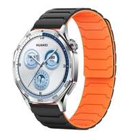 Correa de Silicona de Doble Color para Huawei, Samsung, Xiaomi, 22mm, 20mm, Correa de Reloj Magnética Deportiva Universal Transpirable