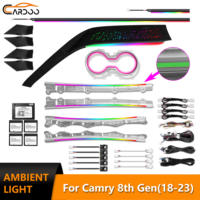 Éclairage d'ambiance intérieur dynamique à ruban étoilé pour Toyota Camry 8ème génération 2018-2023 – Kits de mise à niveau d'accessoires d'éclairage LED intérieur