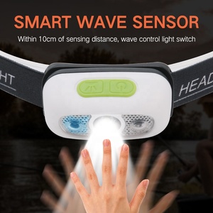 B6-1 <span class=keywords><strong>Amazon</strong></span> mejor vendedor de cabeza pequeña lámpara LED de 3 vatios Mini Sensor corriendo faro - Product Image 4