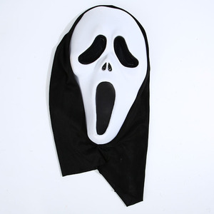 Có thể điều chỉnh PVC chú hề Mặt nạ Halloween đáng sợ nhăn mặt với đôi môi đỏ Cosplay Đảng Prop - Product Image 3