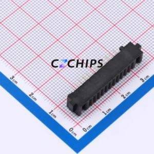 GT-BTR20012-0650A-002A Blade/Spring Contact Battery Connector Bent Lead Through Hole,P=2mm Blade Contact Type (Female) 2mm 12P - Product Image 2