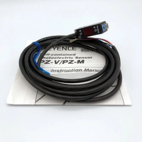 Sensor Fotoelektrik KEYENCE PZ-V11 dengan Amplifier Terintegrasi, Output NPN, Jangkauan Deteksi 30-100mm, Baru dan Asli