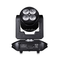 Projecteur LED mobile DMX512 100W, faisceau spot LED 4x20W pour DJ, club, concert, événement