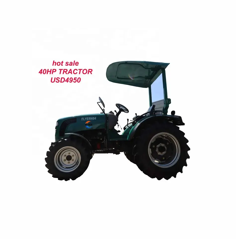 Chinese Tractor EURO V engine 40hp 45hp 50hp with sunshade farm tractor agricultural for sale