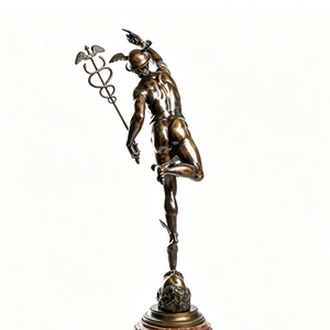 Escultura <span class=keywords><strong>de</strong></span> Bronce <span class=keywords><strong>de</strong></span> Hércules, <span class=keywords><strong>Dios</strong></span> Griego Mensajero, a Tamaño Real, con Detalles Realistas, para Decoración <span class=keywords><strong>de</strong></span> Jardín y Plaza - Product Image 3