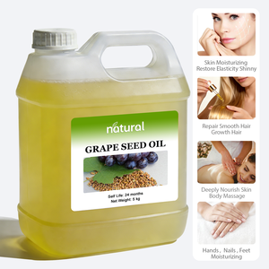 Organik %100 Saf Doğal Soğuk Pres Üzüm Çekirdeği Yağı Vücut Cilt Saç Bakımı İçin - Product Image 2