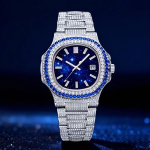 Reloj de Lujo para Hombre con Diamantes, Relojes Mecánicos Automáticos de Acero Inoxidable, Reloj de Lujo para Mujer - Product Image 2