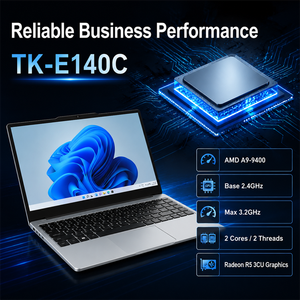 Ordinateur portable 14,1 pouces Win10/11, processeur AMD A9 9400, 16 Go de RAM, Wi-Fi double bande, ordinateur portable pour étudiants et professionnels - Product Image 2