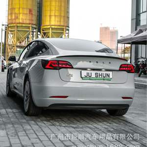 ชุดไฟท้าย LED Jushun Magic Star สำหรับรถยนต์ Tesla Model 3 & Y 12V เลนส์สีแดง สภาพใหม่/มือสอง พร้อมไฟเลี้ยวแบบไหล - Product Image 2