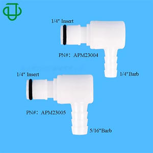 Raccord coudé mâle Jiyou série AP à 90 degrés avec vanne d'arrêt, connecteur rapide pour tuyau 1/2 pouce, utilisation eau, huile, vapeur - Product Image 5