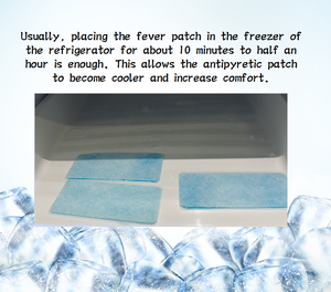 Volwassenen Kinderen Universele Antipyretische Pleisters Effectieve Verlichting Voor Alle Soorten Koorts Symptomen Transparante Koude Dressings - Product Image 2